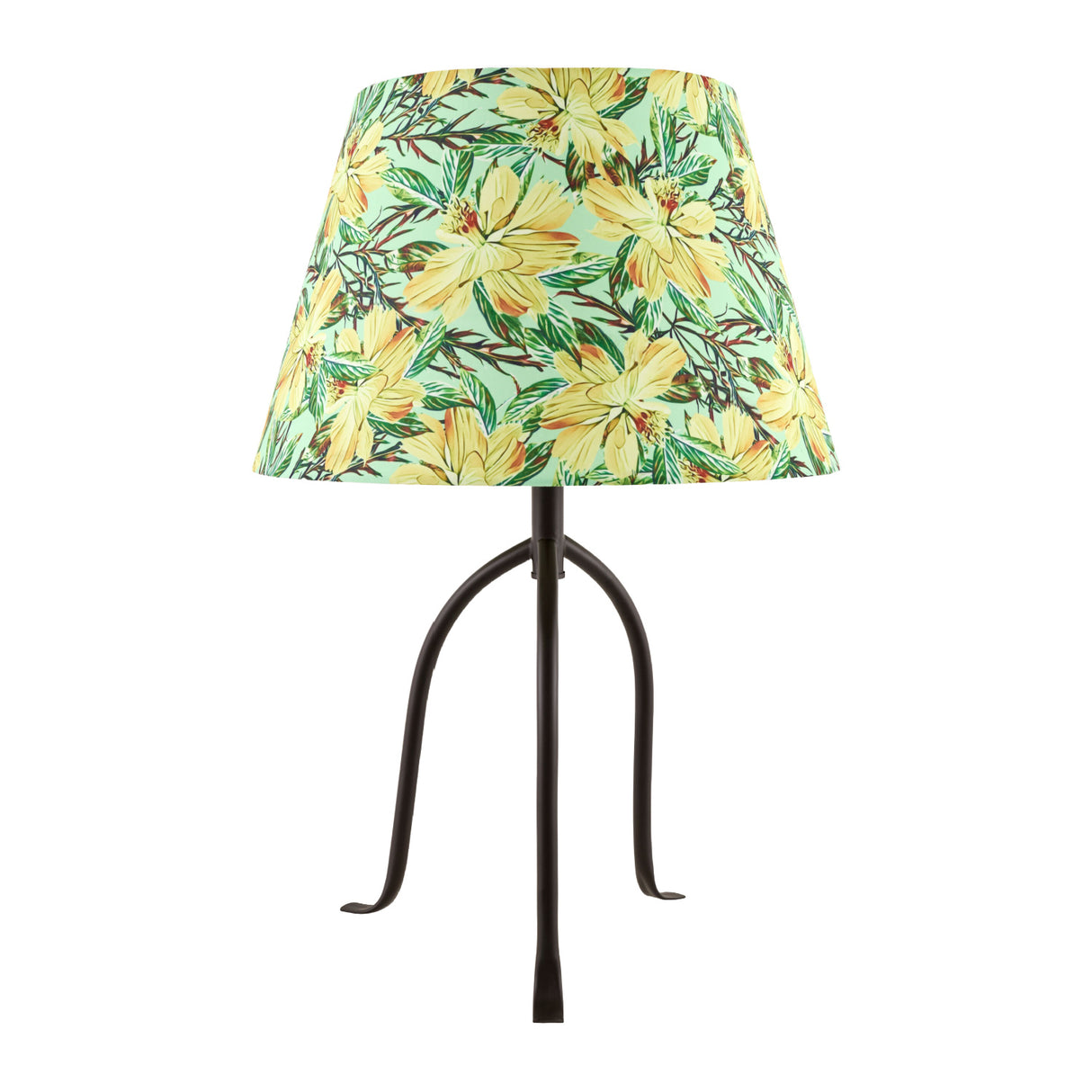   Floral Print Linen Table Lamp L | Oroa.com