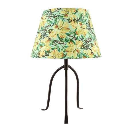 Modern European furniture - Floral Print Linen Table Lamp L - www.oroa.com