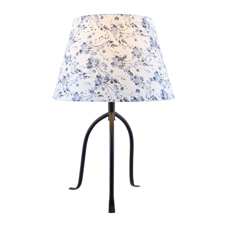 Modern European furniture - Floral Print Linen Table Lamp L - www.oroa.com