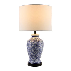   Modern European furniture - Blue Vines Ceramic Table Lamp - www.oroa.com | Oroa.com