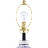 Modern European furniture - Blue Vines Ceramic Table Lamp - www.oroa.com