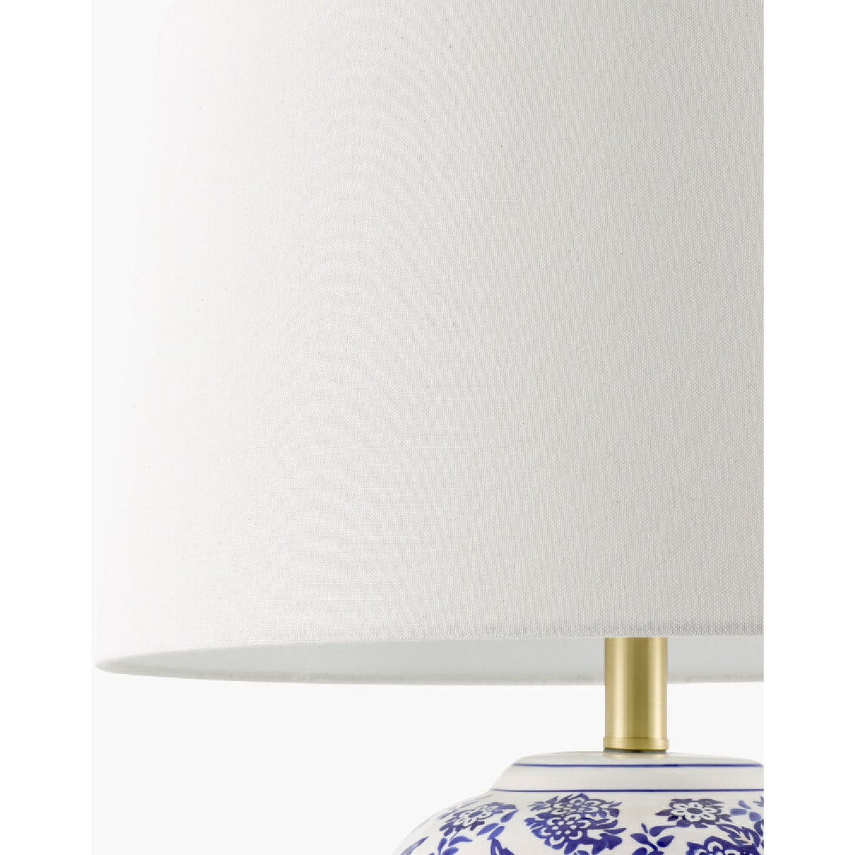   Modern European furniture - Blue Flowers Ceramic Table Lamp - www.oroa.com | Oroa.com