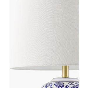  Modern European furniture - Blue Flowers Ceramic Table Lamp - www.oroa.com | Oroa.com