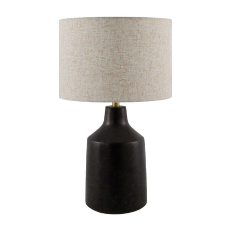Modern European furniture - Painted Cement Accent Table Lamp - www.oroa.com