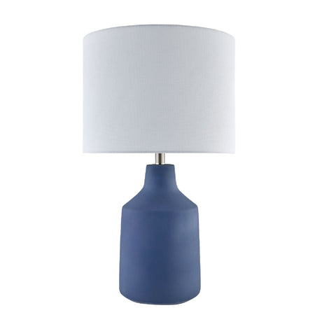 Modern European furniture - Painted Cement Accent Table Lamp - www.oroa.com