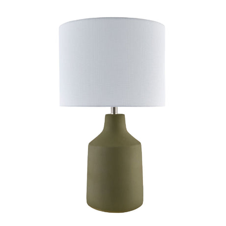 Modern European furniture - Painted Cement Accent Table Lamp - www.oroa.com