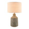 Modern European furniture - Painted Cement Accent Table Lamp - www.oroa.com