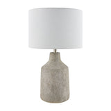Modern European furniture - Painted Cement Accent Table Lamp - www.oroa.com