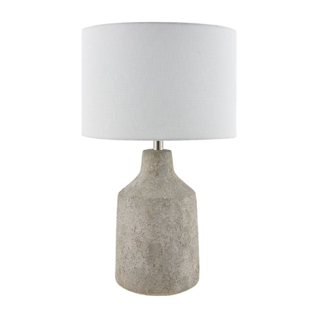 Modern European furniture - Painted Cement Accent Table Lamp - www.oroa.com
