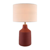 Modern European furniture - Painted Cement Accent Table Lamp - www.oroa.com