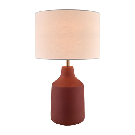 Modern European furniture - Painted Cement Accent Table Lamp - www.oroa.com