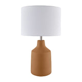 Modern European furniture - Painted Cement Accent Table Lamp - www.oroa.com