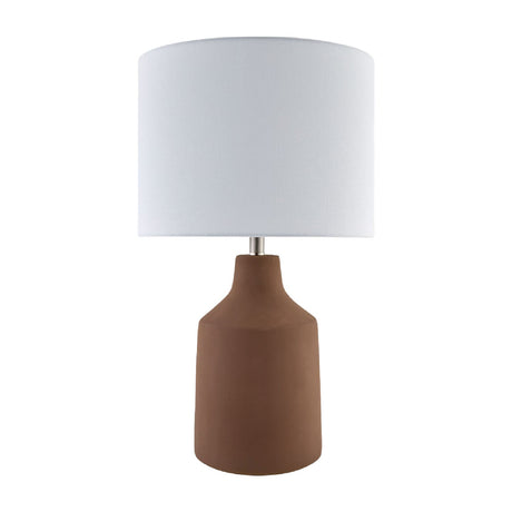 Modern European furniture - Painted Cement Accent Table Lamp - www.oroa.com