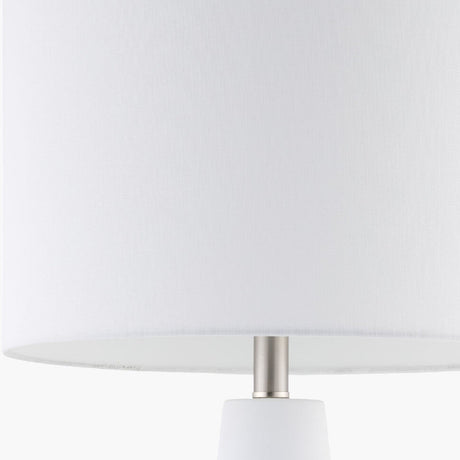 Modern European furniture - Painted Cement Accent Table Lamp - www.oroa.com