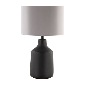   Concrete Base Linen Table Lamp | Oroa.com