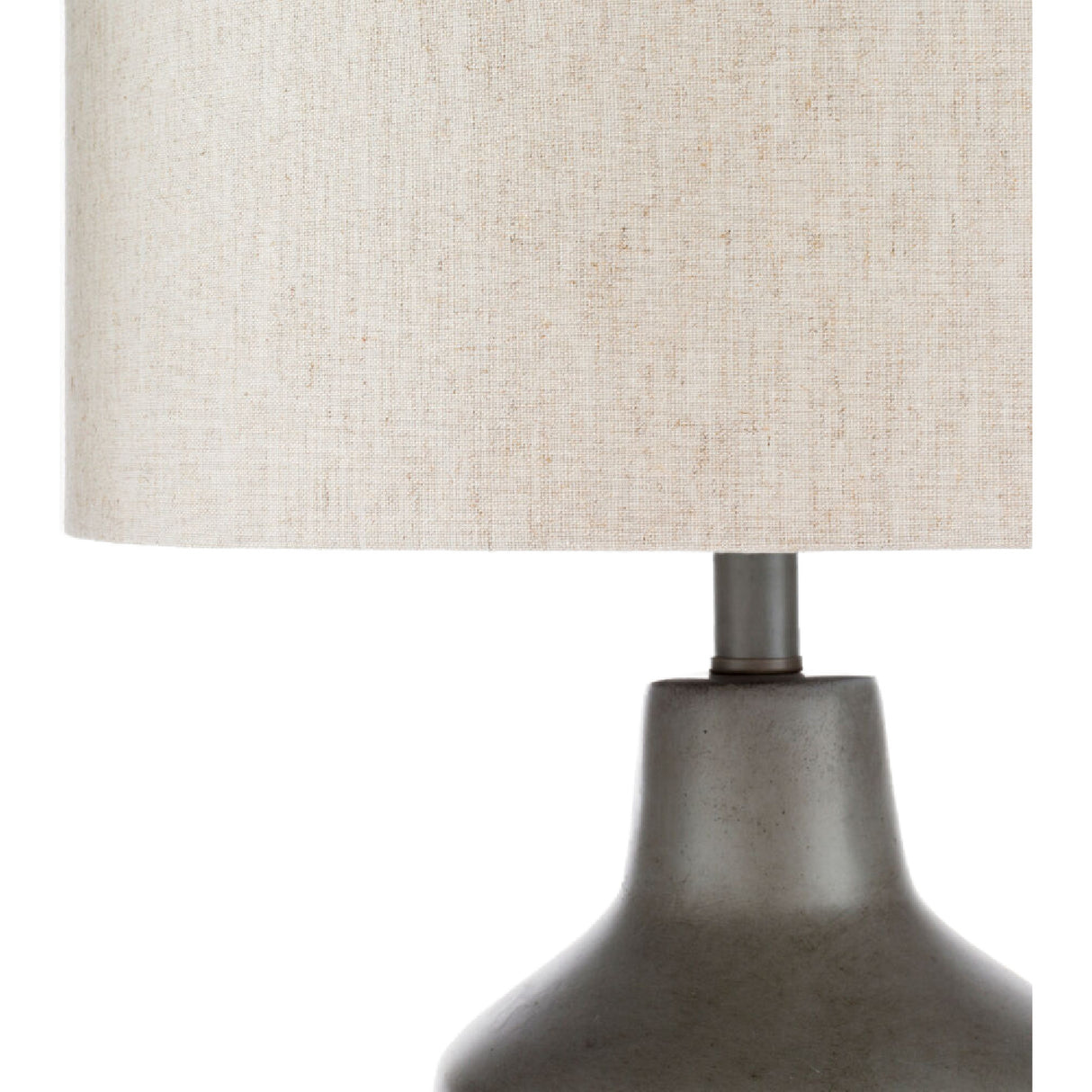   Concrete Base Linen Table Lamp | Oroa.com