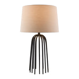 Modern European furniture - Black Iron Table Lamp - www.oroa.com