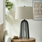 Modern European furniture - Black Iron Table Lamp - www.oroa.com