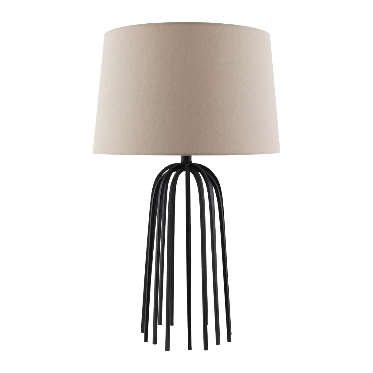   Black Iron Table Lamp | Oroa.com