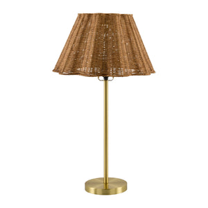   Modern European furniture - Wavy Rattan Accent Table Lamp - www.oroa.com | Oroa.com