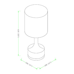   Glazed Ceramic Cotton Table Lamp | Oroa.com