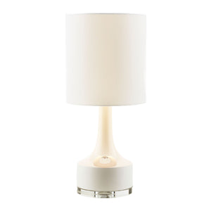   Glazed Ceramic Cotton Table Lamp | Oroa.com