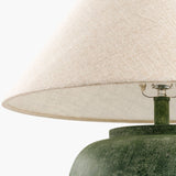 Modern European furniture - Painted Cement Linen Table Lamp - www.oroa.com