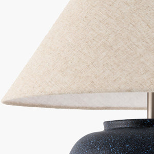   Painted Cement Linen Table Lamp | Oroa.com