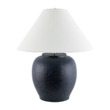 Modern European furniture - Painted Cement Linen Table Lamp - www.oroa.com