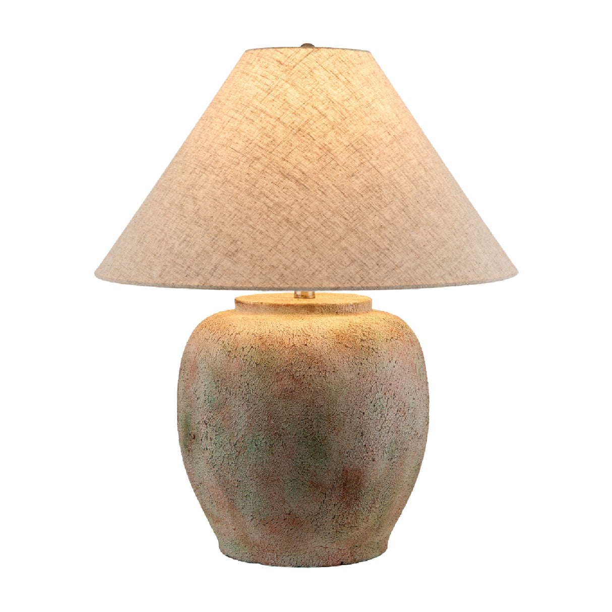   Painted Cement Linen Table Lamp | Oroa.com