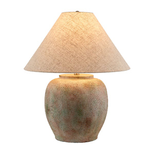   Painted Cement Linen Table Lamp | Oroa.com