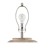 Modern European furniture - Painted Cement Linen Table Lamp - www.oroa.com