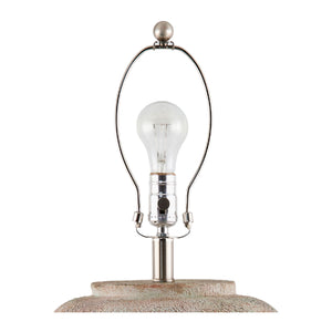   Painted Cement Linen Table Lamp | Oroa.com