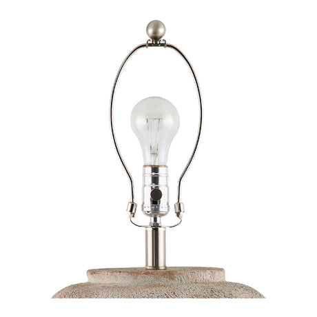 Modern European furniture - Painted Cement Linen Table Lamp - www.oroa.com