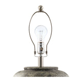 Modern European furniture - Painted Cement Linen Table Lamp - www.oroa.com
