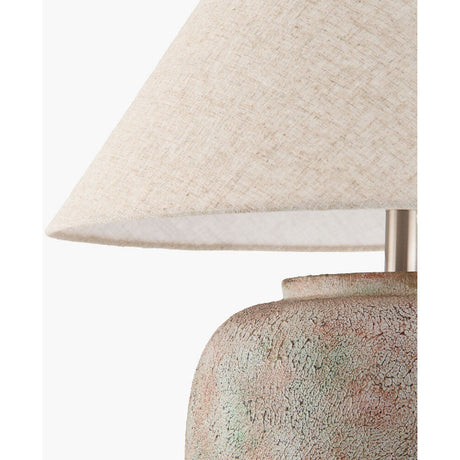 Modern European furniture - Painted Cement Linen Table Lamp - www.oroa.com