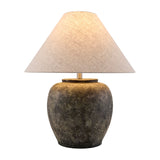 Modern European furniture - Painted Cement Linen Table Lamp - www.oroa.com