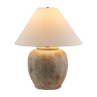 Modern European furniture - Painted Cement Linen Table Lamp - www.oroa.com