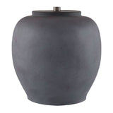 Modern European furniture - Painted Cement Linen Table Lamp - www.oroa.com