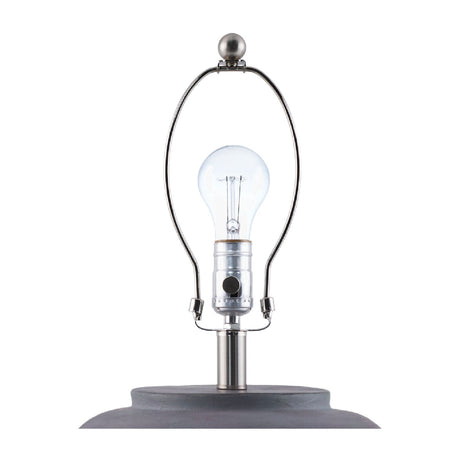 Modern European furniture - Painted Cement Linen Table Lamp - www.oroa.com