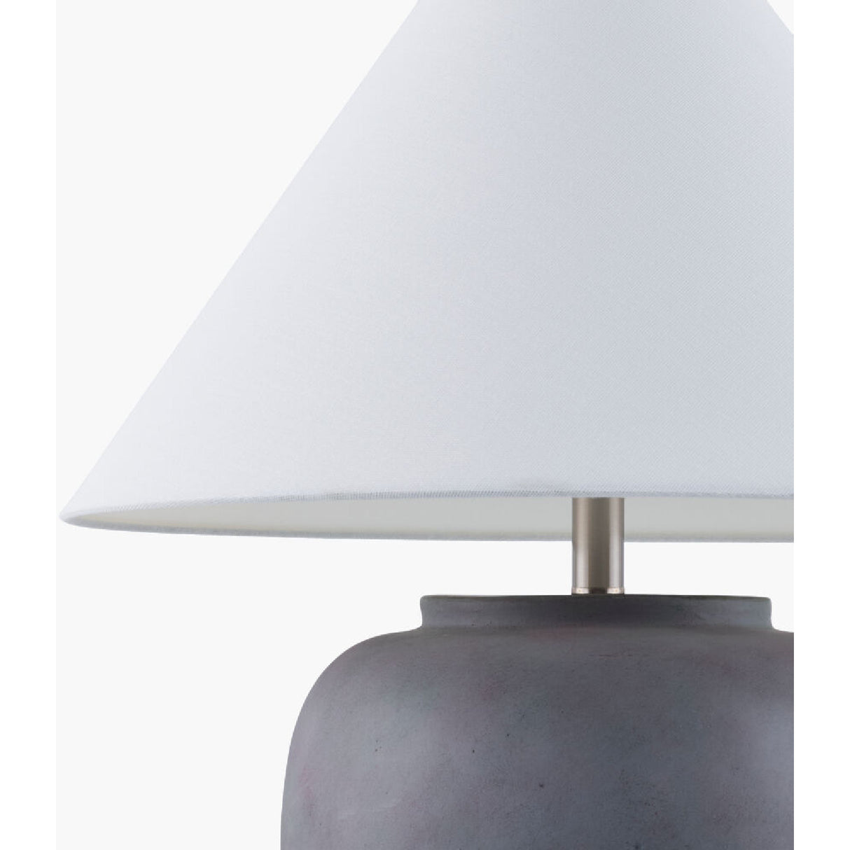  Painted Cement Linen Table Lamp | Oroa.com