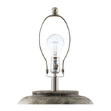 Modern European furniture - Painted Cement Linen Table Lamp - www.oroa.com
