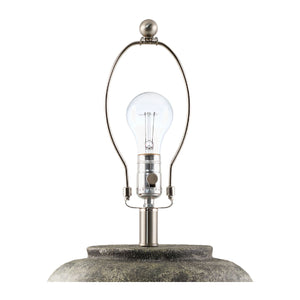   Painted Cement Linen Table Lamp | Oroa.com