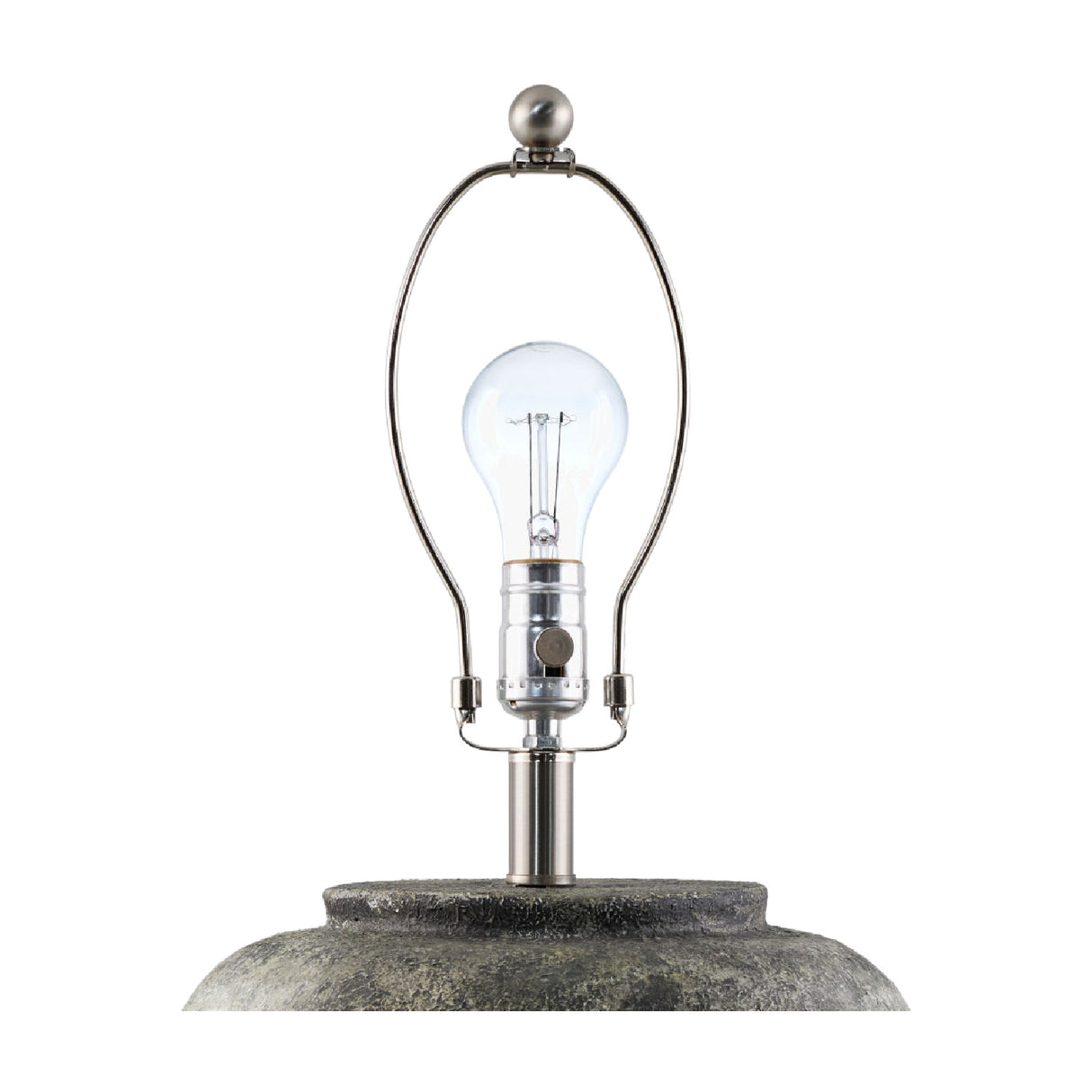   Painted Cement Linen Table Lamp | Oroa.com