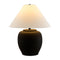 Modern European furniture - Painted Cement Linen Table Lamp - www.oroa.com
