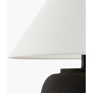  Painted Cement Linen Table Lamp | Oroa.com