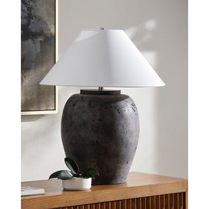   Cement Base Accent Floor Lamp | Oroa.com
