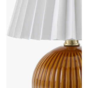   Pleated Linen Ceramic Table Lamp | Oroa.com