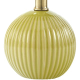 Modern European furniture - Pleated Linen Ceramic Table Lamp - www.oroa.com