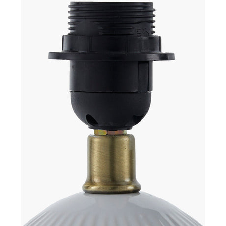 Modern European furniture - Pleated Linen Ceramic Table Lamp - www.oroa.com
